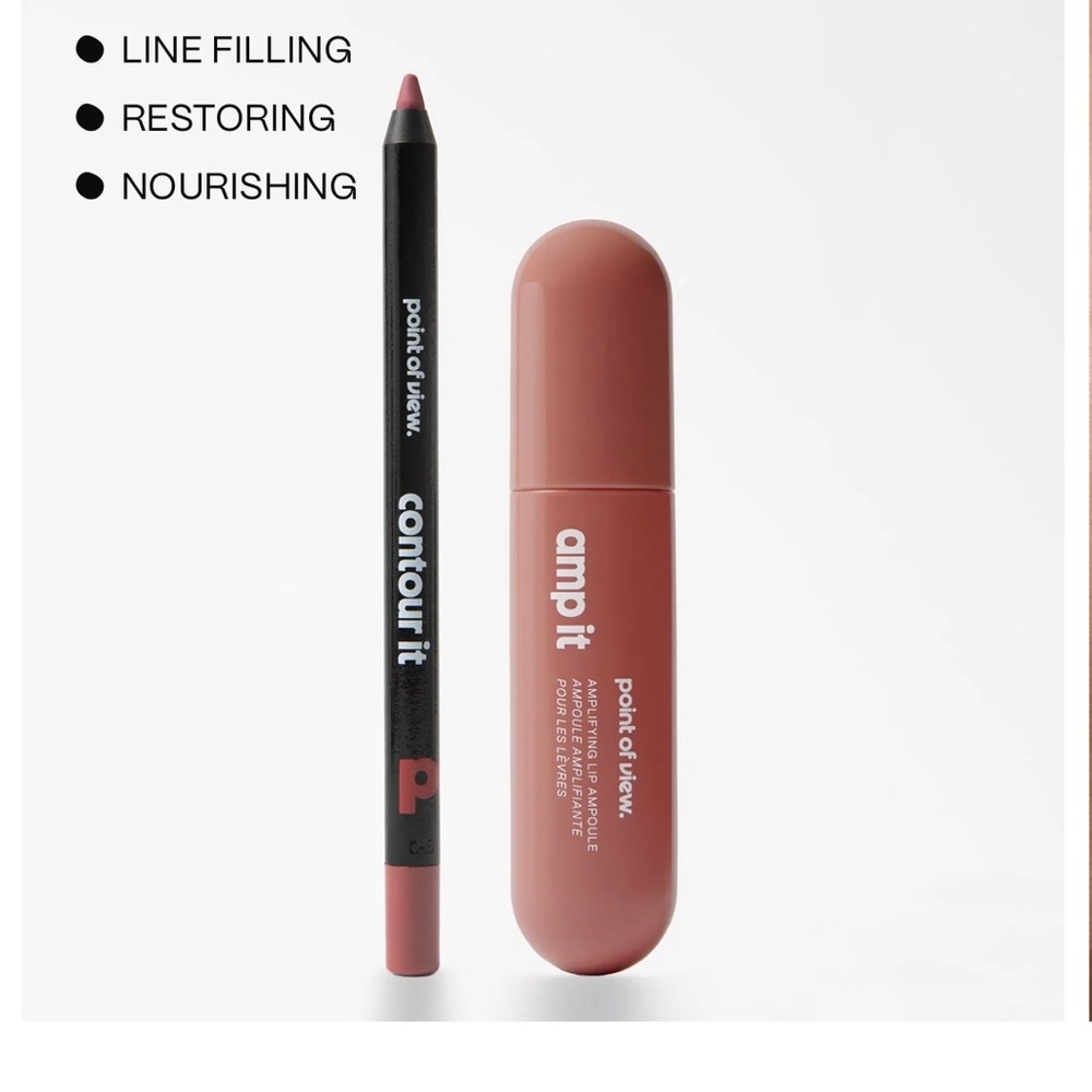 POV BEAUTY amp (k)it
LIP AMPOULE + LIP PENCIL